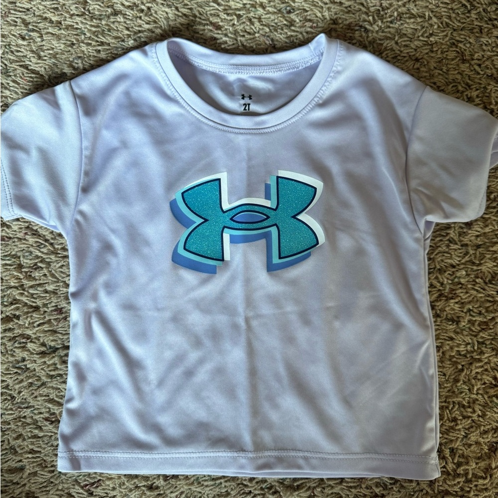 Under Armour Purple and Blue Kids Shirt
